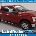 2017 Ford F-150 XLT 302A with Ruby Red Paint and Chrome Appearance Package in Topeka, Kansas