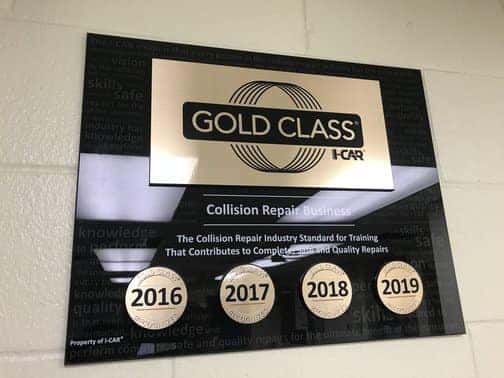 I-Car Gold Certified Body Shop's in Lawrence and Topeka, KS