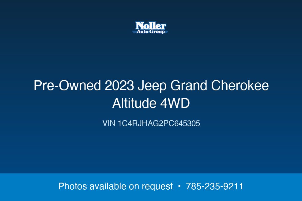 2023 Jeep Grand Cherokee Altitude 4WD