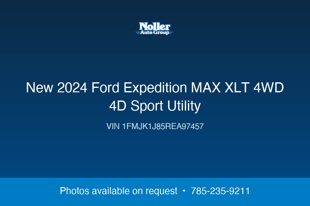 2024 Ford Expedition MAX XLT 4WD 4D Sport Utility