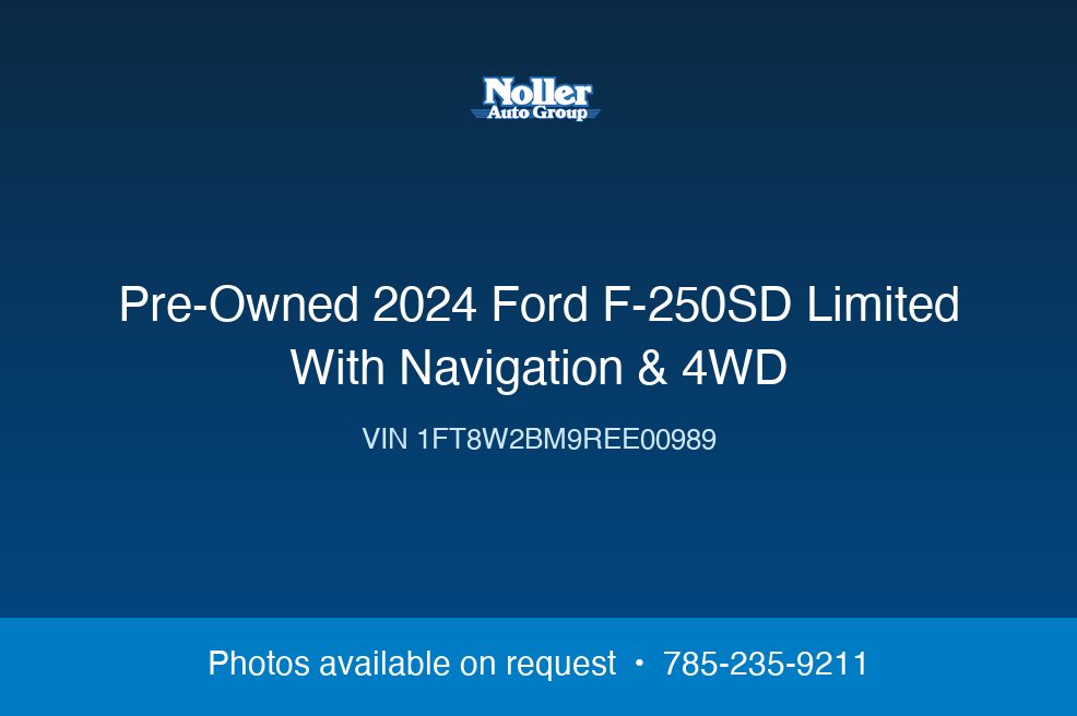 2024 Ford F-250SD Limited With Navigation & 4WD
