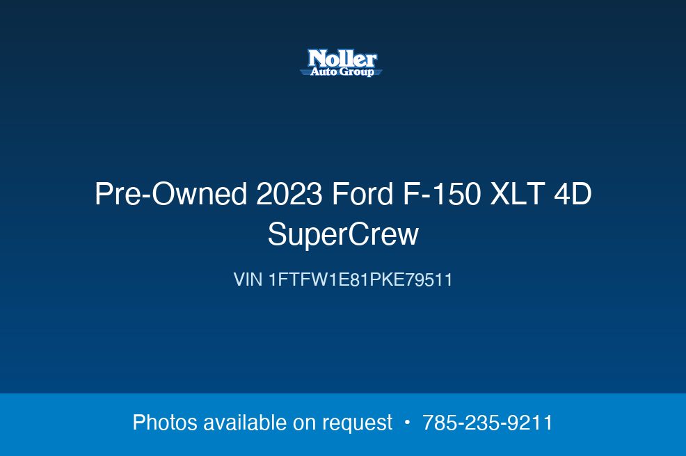 Pre-Owned 2023 Ford F-150 XLT 4WD