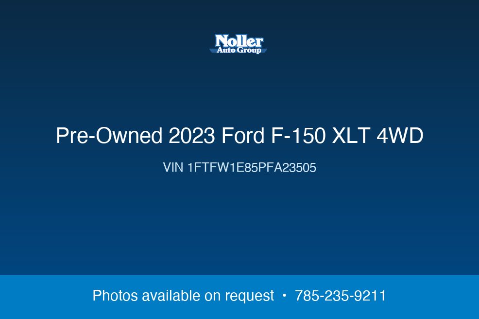 Pre-Owned 2023 Ford F-150 XLT 4WD