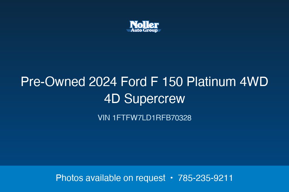 2024 Ford F-150 Platinum 4WD 4D SuperCrew
