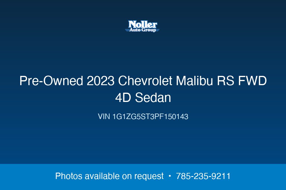 2023 Chevrolet Malibu RS FWD 4D Sedan