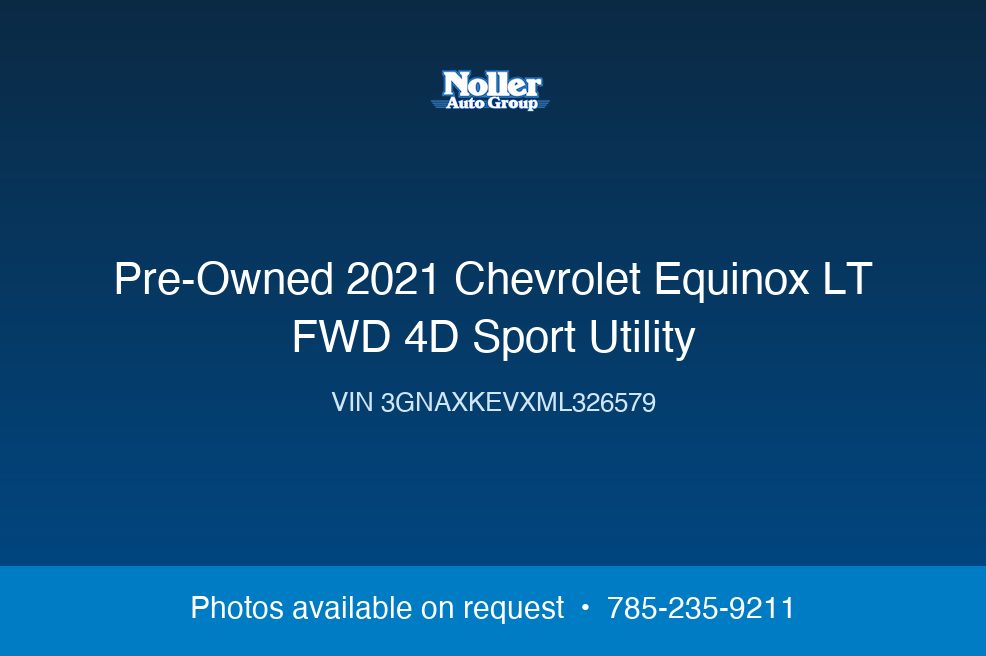 2021 Chevrolet Equinox LT FWD 4D Sport Utility
