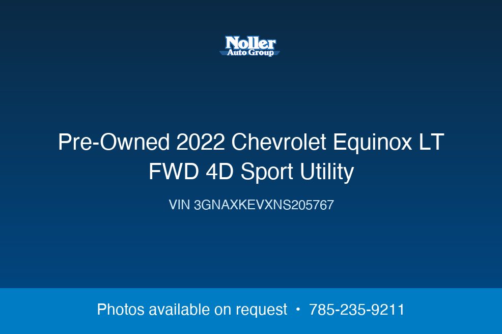 2022 Chevrolet Equinox LT FWD 4D Sport Utility
