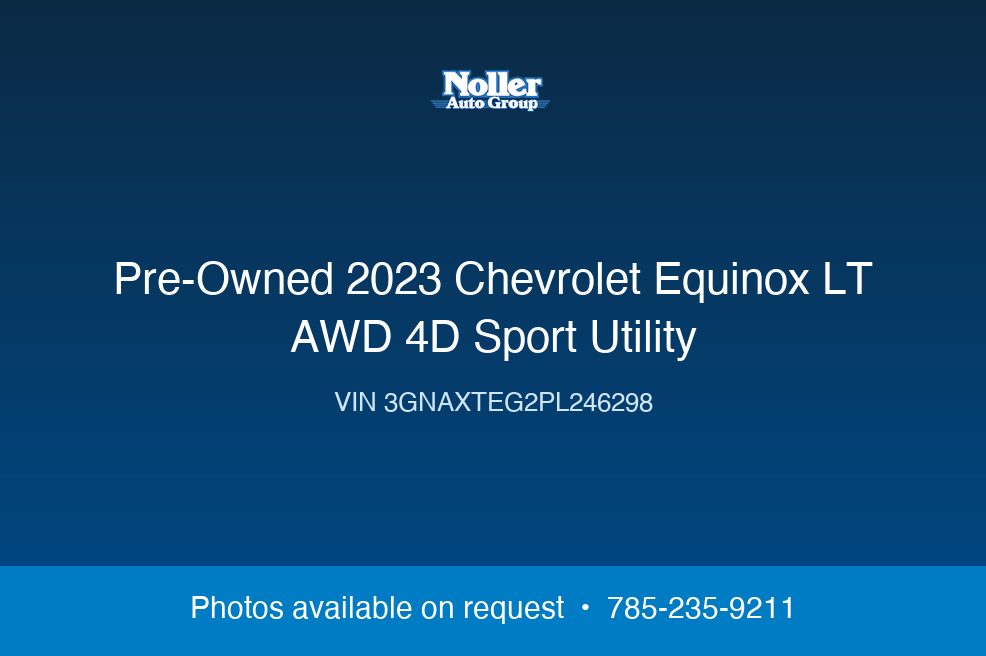 2023 Chevrolet Equinox LT AWD 4D Sport Utility