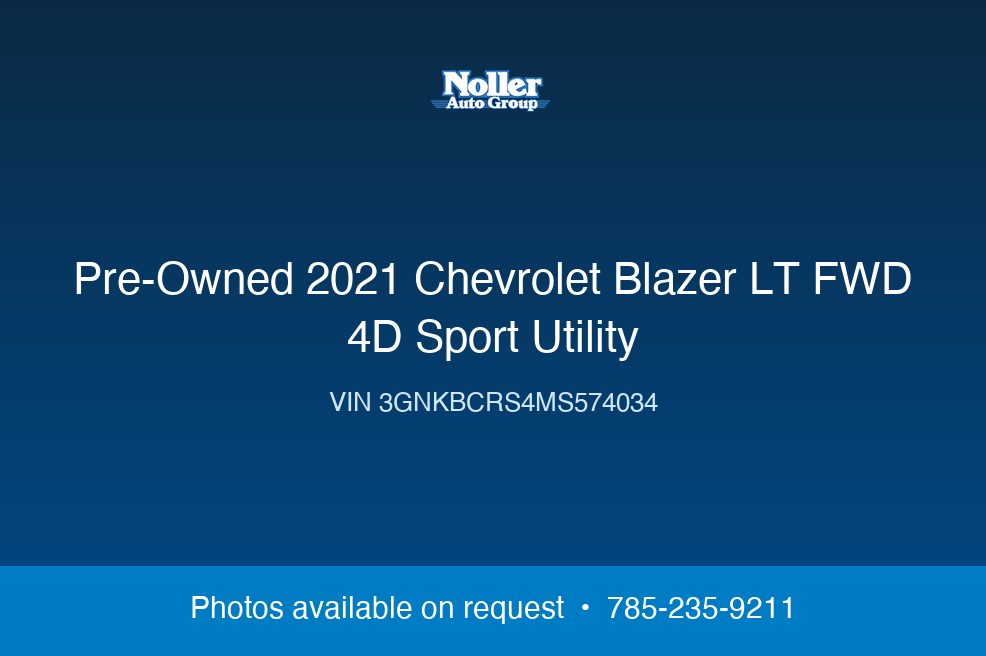 2021 Chevrolet Blazer LT FWD 4D Sport Utility