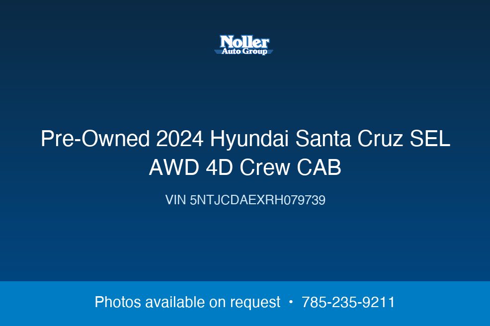 2024 Hyundai Santa Cruz SEL AWD 4D Crew Cab