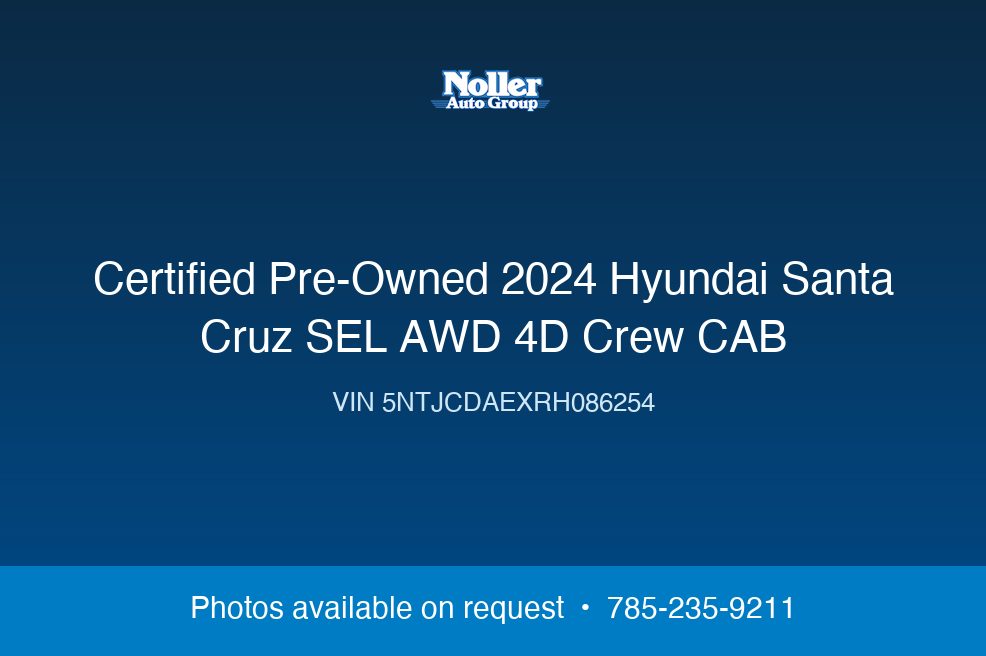 2024 Hyundai Santa Cruz SEL AWD 4D Crew Cab