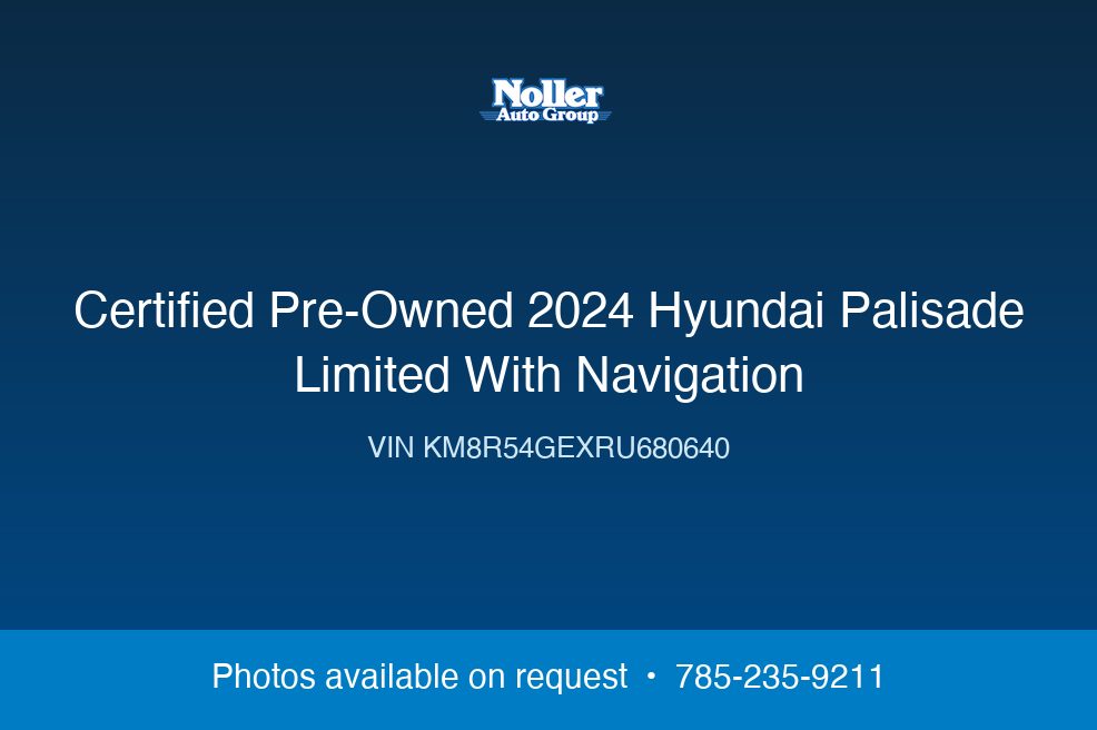 2024 Hyundai Palisade Limited With Navigation